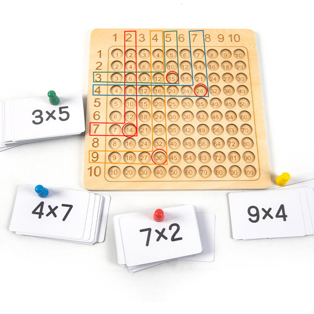 บอร์ดเกมคูณคณิตศาสตร์ Montessori หลายคณิต สําหรับเด็ก - Image 9