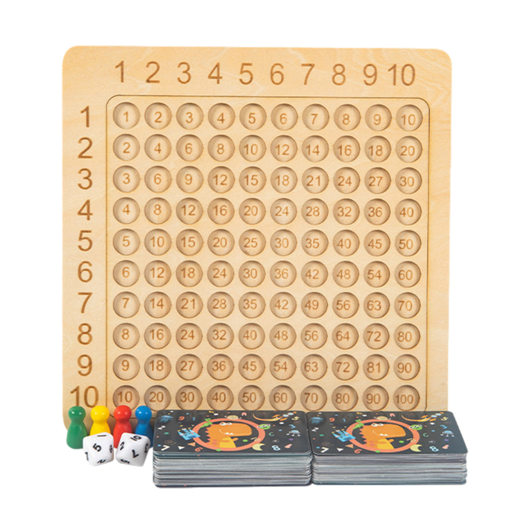 บอร์ดเกมคูณคณิตศาสตร์ Montessori หลายคณิต สําหรับเด็ก - Image 7