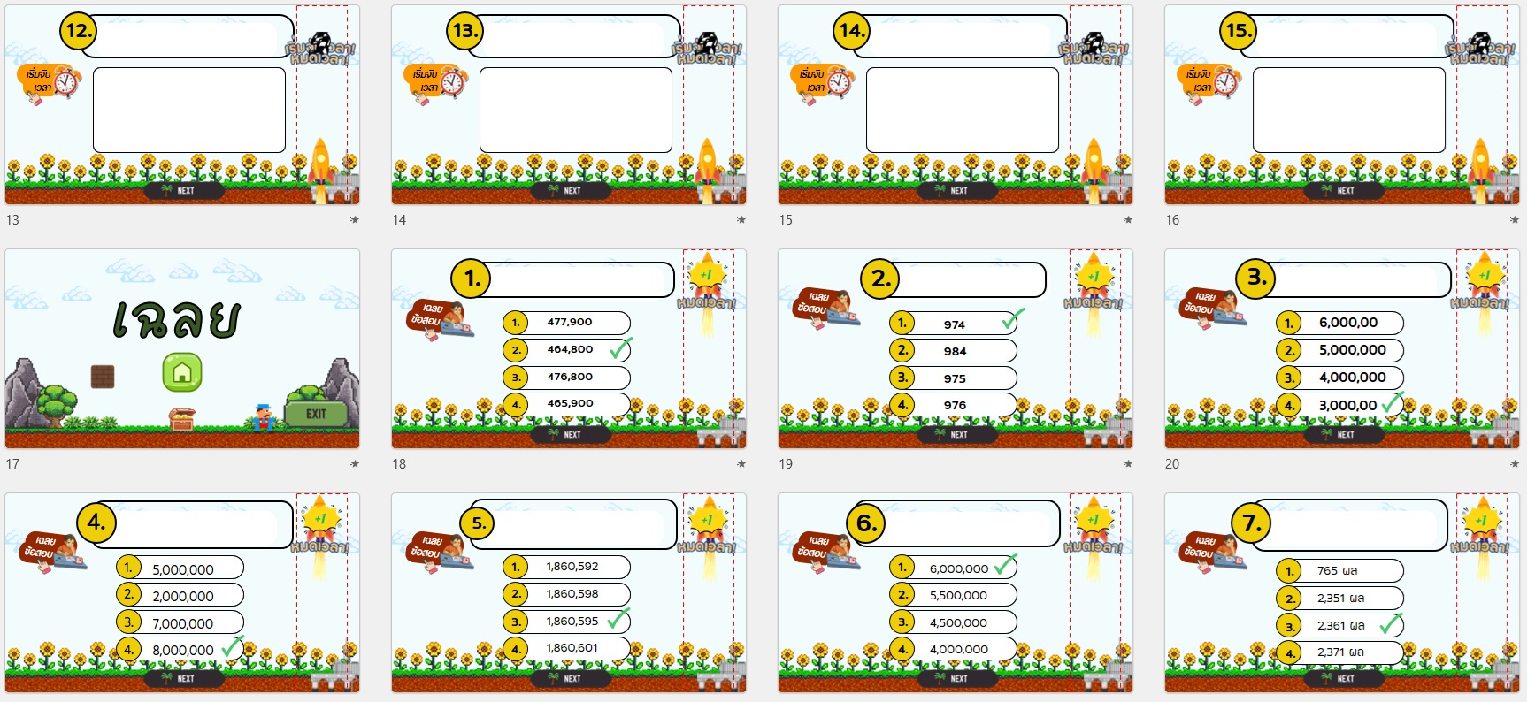 แจฟฟรี สื่อ Powerpoint ข้อสอบท้ายบท เก็บคะแนน ป.4 - Image 3