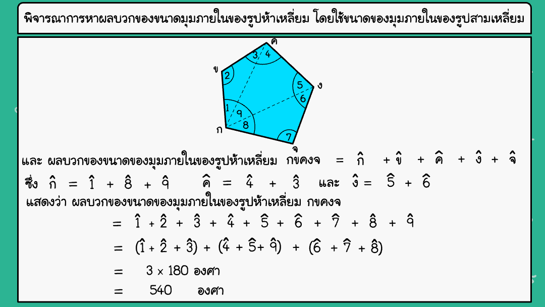สื่อ powerpoint คณิตศาสตร์ ป.6 หน่วยที่ 7 รูปหลายเหลี่ยม - Image 8