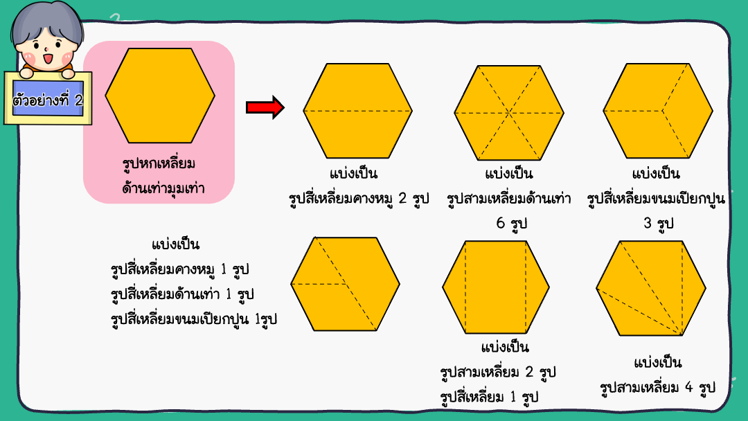 สื่อ powerpoint คณิตศาสตร์ ป.6 หน่วยที่ 7 รูปหลายเหลี่ยม - Image 15