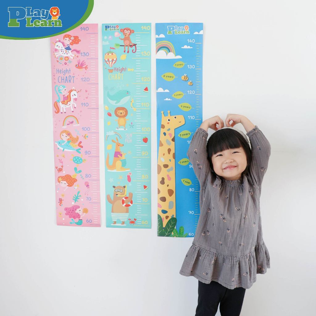 โปสเตอร์วัดความสูง ที่วัดส่วนสูงสำหรับเด็ก Height Chart - Image 4